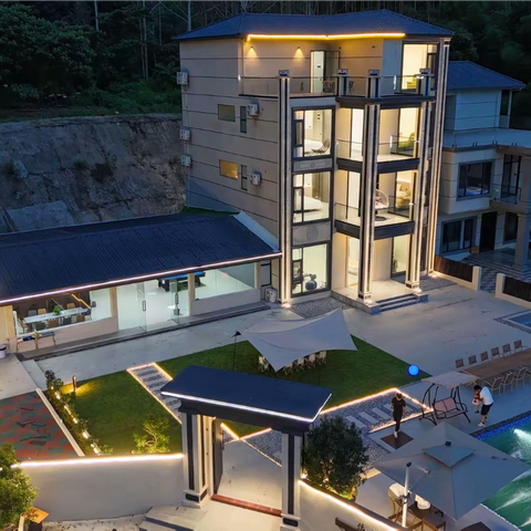 【游创·依山小栈】9房15床｜全新山涧民宿｜山泉水泳池/鱼塘垂钓/户外大草坪/24小时独K