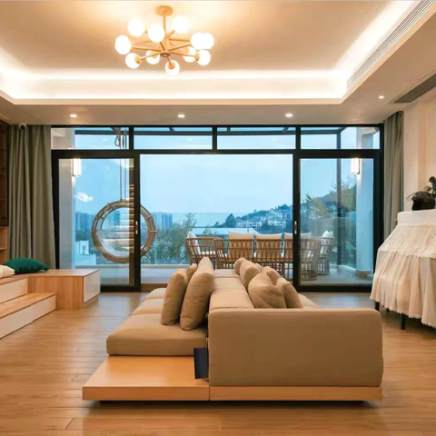 游创｜半熟叁拾伍*从化8房13床温泉新晋网红别墅民宿*全屋智能*简约原木风格*科技和度假感