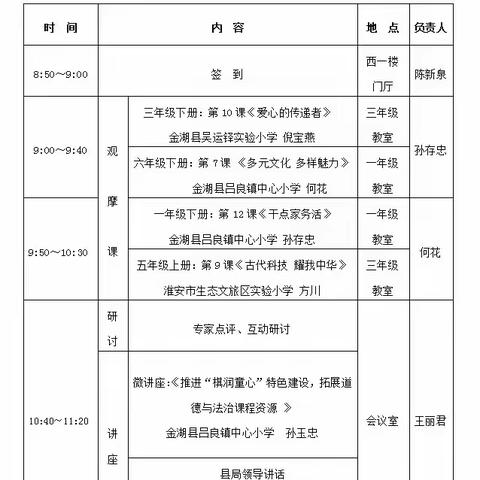 教学研讨促成长 德法课堂溢花香——记淮安市小学道德与法治“爱在乡村教育·融学课堂”研讨活动（吕良行）