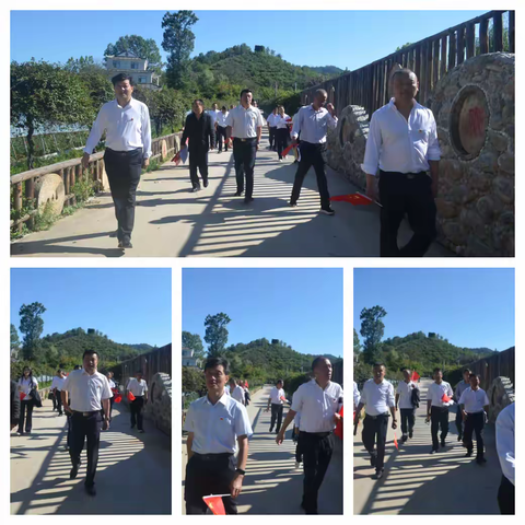 访御史庄园 ·树清廉教风 ·铸高尚师魂——洛南县景村中学党支部举行迎国庆主题党日活动