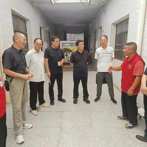 渭南市慈善协会副会长苌占民一行督导调研白水县慈善协会工作