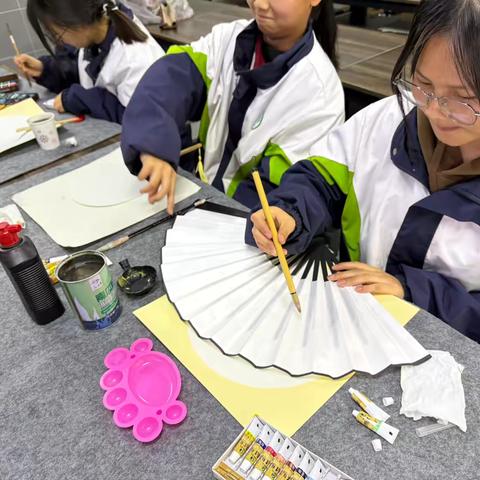 竹韵情深，共绘时光——鄢陵县实验学校墨韵国画20250313期活动纪实