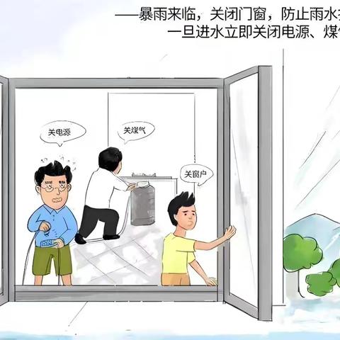 【安全教育】沣惠路小学防汛防暴雨温馨提示