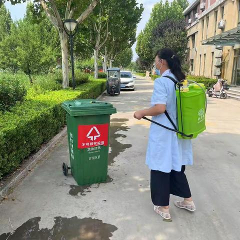定陶陶城中医医院夏季灭蚊消杀防病整治行动