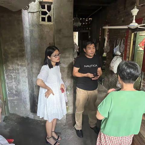 2023年7月26日下午对防台防涝进行监督检查