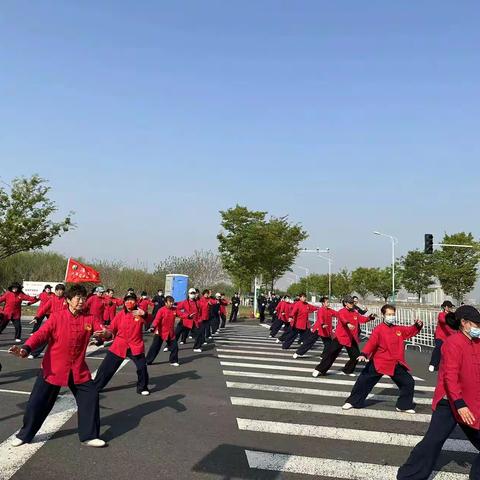 【苏电心桥】国网淮安市洪泽区供电公司：传承太极文化 提升退休人员精气神