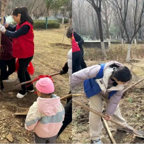 房镇镇颐丰花园开展植树节携手垃圾分类主题宣传活动