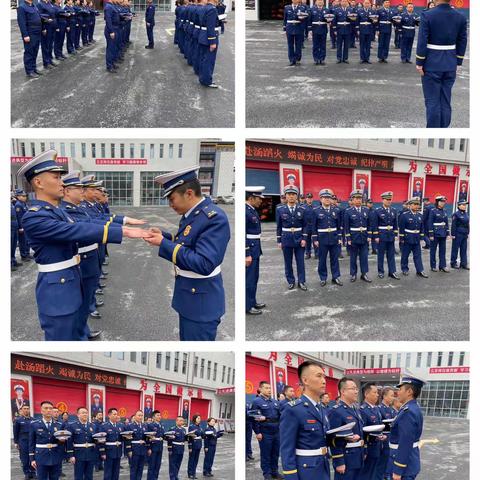 浐灞消防大队严密组织队容风纪检查和队列训练