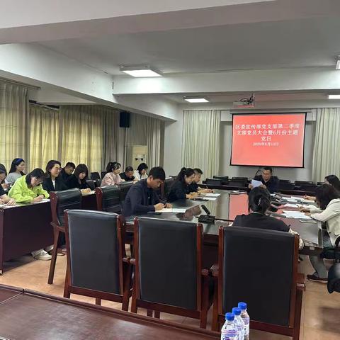 区委宣传部党支部6月份主题党日活动