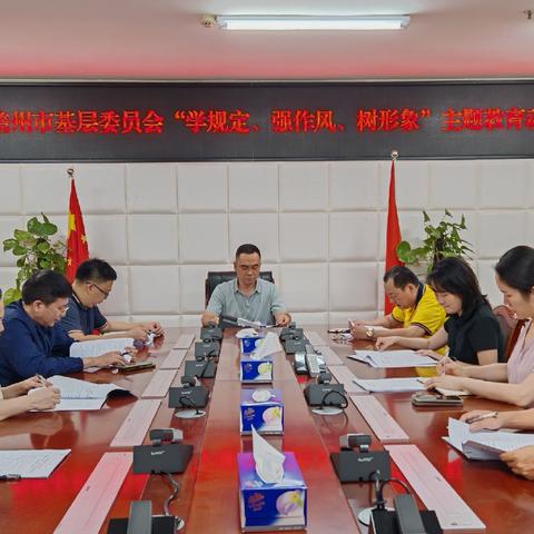 致公党儋州市基层委员会召开“学规定、强作风、树形象”主题教育动员会