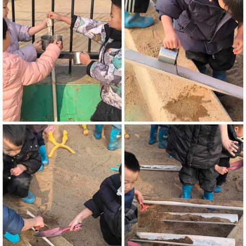 河道挖掘——高唐县第二实验中三班沙水区观察记录