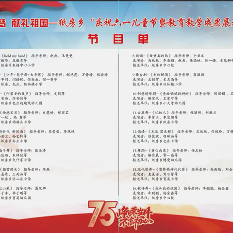 童心筑梦  献礼祖国 纸房乡“庆祝六•一儿童节暨教育教学成果展示”活动