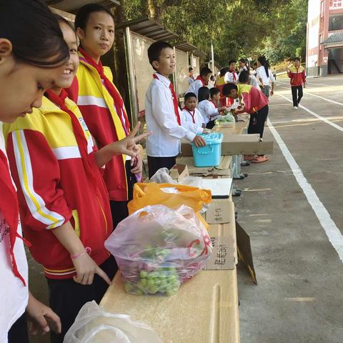 思茅港镇莲花塘小学小小商品交易会