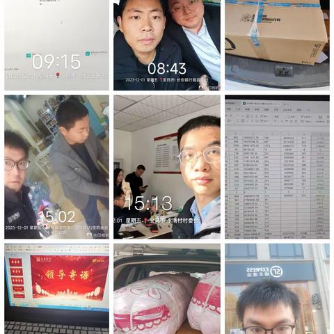 宝鸡市场部2023年12月1日工作纪实