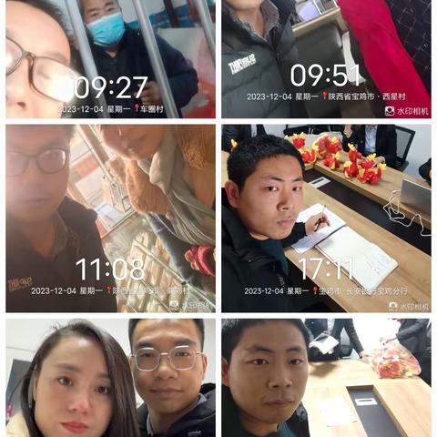 宝鸡市场部2023年12月4日工作纪实