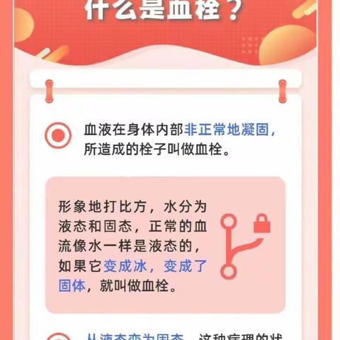 健康科普【什么是血栓？如何防治？】