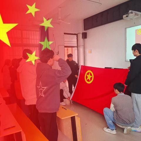 曹市中学举办“高举团旗跟党走”2024年新团员入团仪式活动
