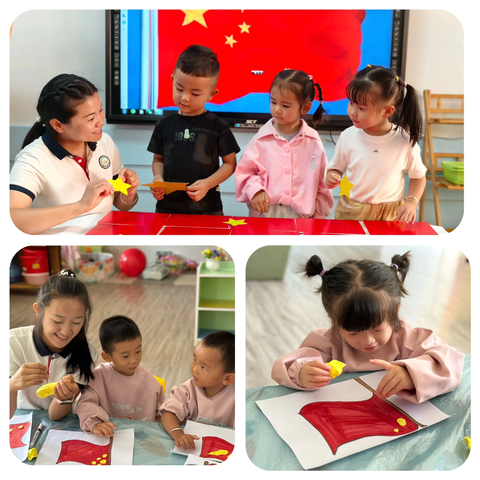 童心映红旗•小小和平鸽 光丽英博幼儿园抗战胜利纪念日 ‍主题活动