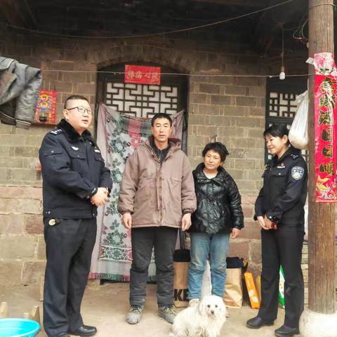治安支队赴赞皇小吕村开展走访慰问活动