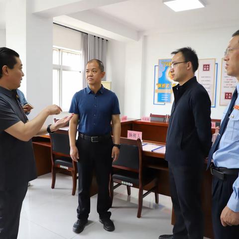 国家税务总局延安市税务局实地验收黄陵局“枫桥式”税务局创建工作