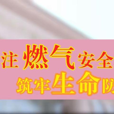 “关注燃气安全，筑牢生命防线”  ———红缨新起点幼儿园燃气安全培训