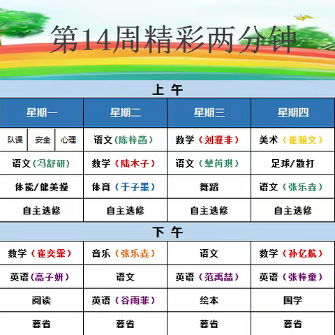 博杰小学🌱知义班第13周周末家话