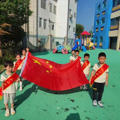 喜迎国庆，礼赞祖国—乐桥镇中心幼儿园大二班国庆活动