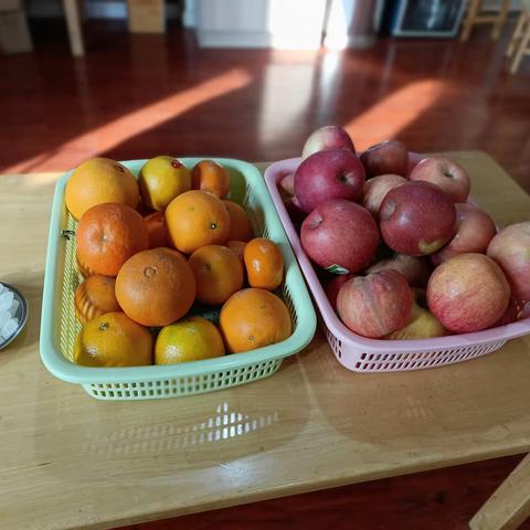 大班食育课–苹果🍎热橙茶