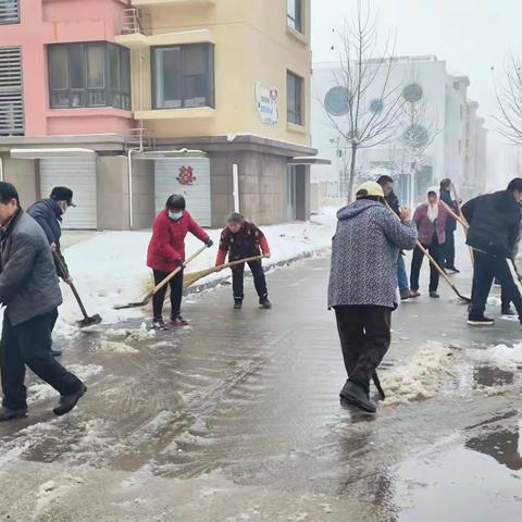 【城市管理进社区】仁风镇开展扫雪清雪志愿服务活动