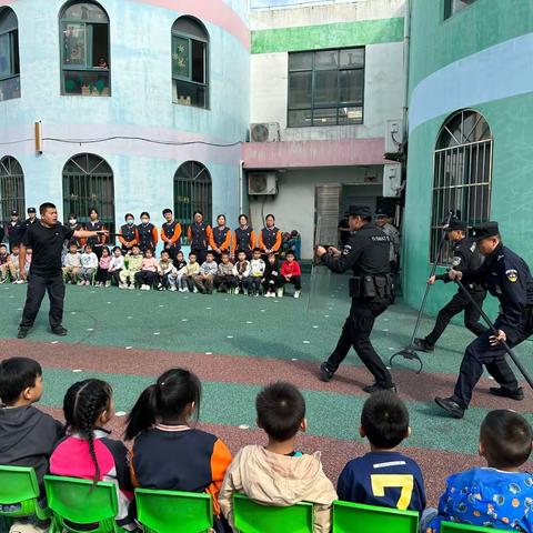 防恐防暴 警校共护——和县育才幼儿园防恐防暴培训