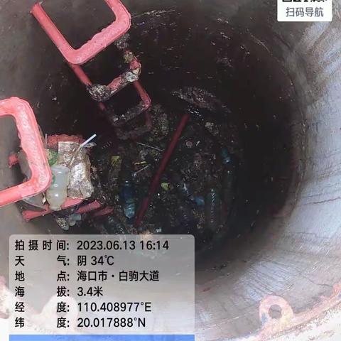 江东新区水质净化中心服务区管网及排水设施排查项目今日进展情况（2023年6月13日）