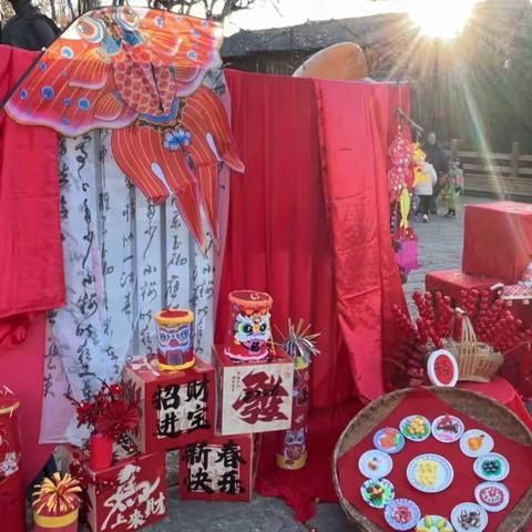 黄山幼儿园“思米纸”  非遗润童心·赶集享年味活动