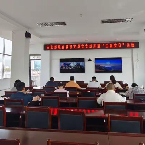 普洱金融监管分局第三党支部联合景谷支局党支部开展“牢记嘱托强监管 清风护航促发展”主题党日活动