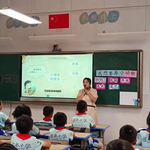 聚焦深度学习 探索写话教学 ——接龙小学语文科组《关于低年段学生看图说话写话的教学策略研究》课题研究活动