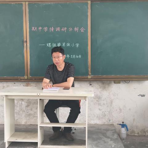 西平县嫘祖簸箕张小学期中教研学情分析