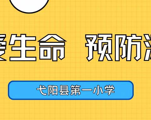 珍爱生命 预防溺水——弋阳县第一小学防溺水签名活动