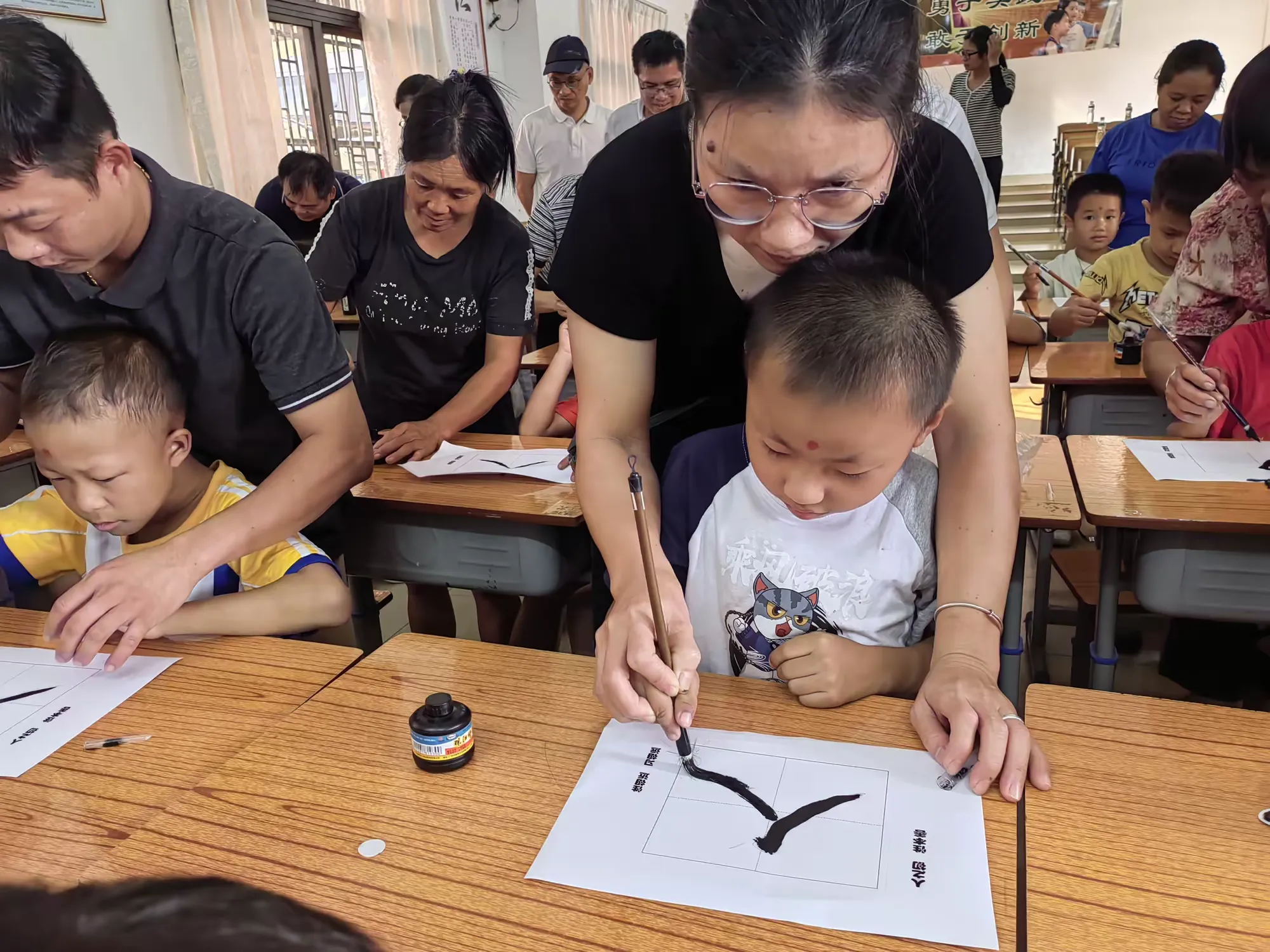 简篇-开笔礼| 开笔延脉 诗礼传家——苍城镇中心小学北校区2024年“开笔礼”暨五邑优秀传统家训诵读活动