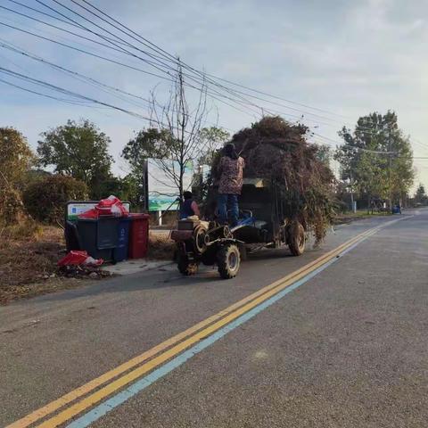 湖滨村开展环境整治，助力秸秆禁烧