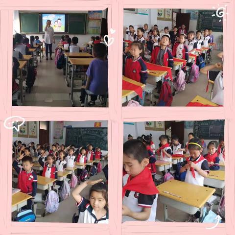 “学习二十大 争做好队员”——寿光市上口镇第一初级中学小学部举行新队员入队仪式