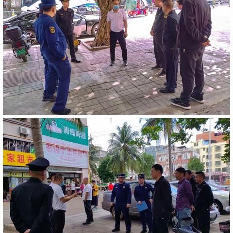 临高县商务局联合多部门开展餐饮行业燃气安全排查整治工作