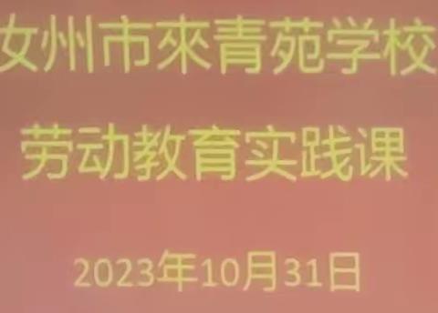 汝州市來青苑学校开展劳动教育之课桌课凳修缮实践活动