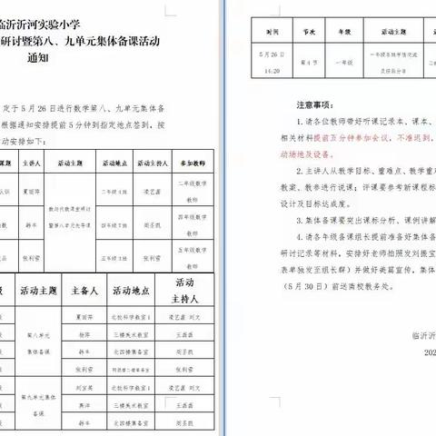 【临沂沂河实验小学 张利雪】聚焦生本求高效 关注教研促提升---记五年级第八单元集备暨先导课