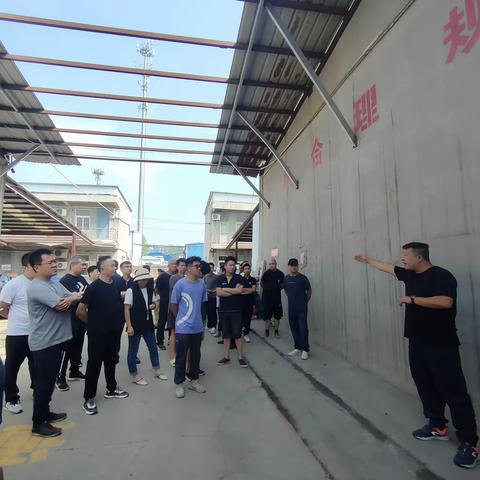 安全为了生产 生产必须安全——卢庄社区开展企业消防整改现场推进会