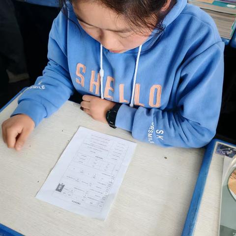 问十乡中开展九年级学业水平考试考生基本信息采集工作
