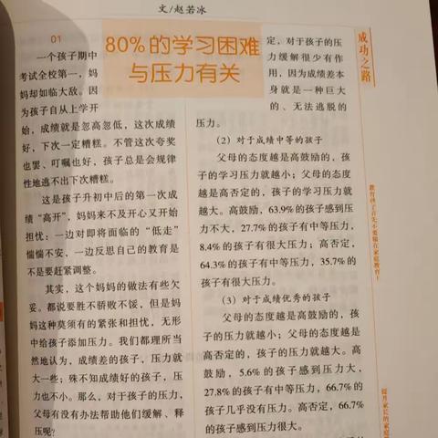 丹阳市新区实验小学二4班第一次线上读书活动之《80%的学习困难与压力有关》