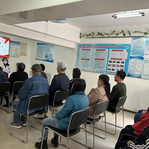 共乐街道大民兴东段社区新时代文明实践站开展“牵手天使 引领健康”活动