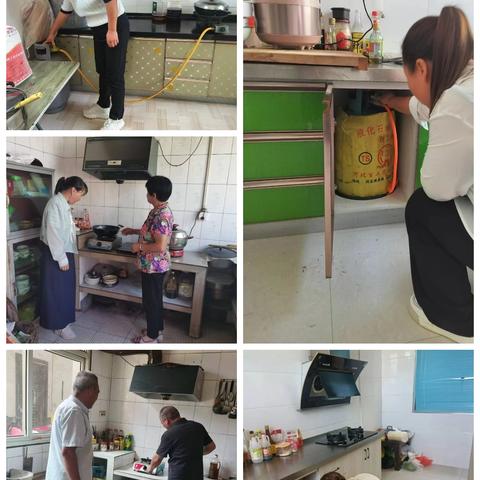穆寨社区开展夏季用气安全排查