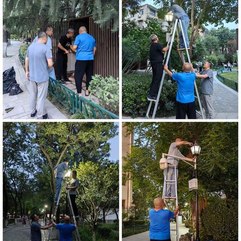 莲湖公园维修组工作日志