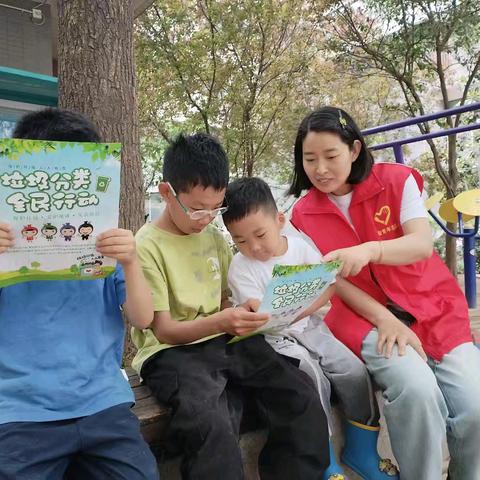 文艺路街道办事处文北二社区垃圾分类宣传活动