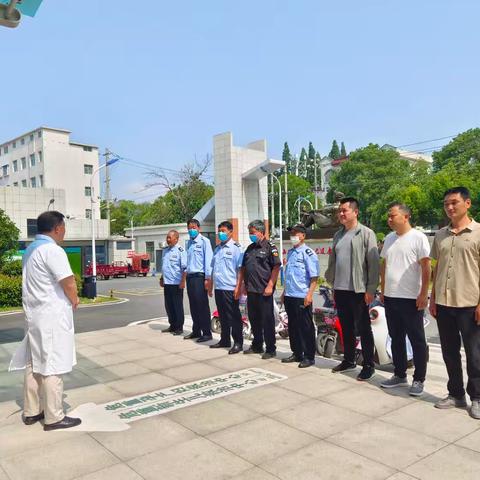 罗山县妇幼保健院进行防恐反暴演练